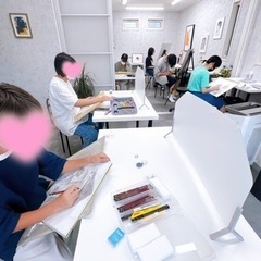 夏休み限定講座✨Atelier ecru(ｱﾄﾘｴ・ｴｸﾘｭ)絵画教室の画像