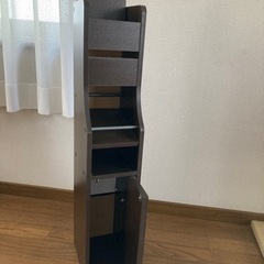 トイレ収納　ニトリ　スリム　コンパクト収納の画像