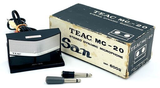 【稀少】TEAC ティアック MC-20 STEREO DYNAMIC MICROPHONE