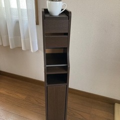 トイレ収納　ニトリ　スリム　コンパクト収納の画像