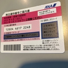 ANA株主優待券