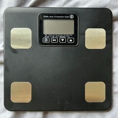 OHM　オーム電機　体重計　体重体組成計　ブラック　YB-005