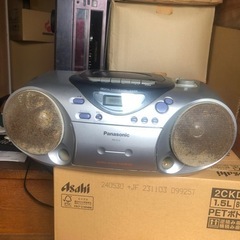 ジャンク CDラジカセ パナソニックRX-D12 取り扱い説明付の画像