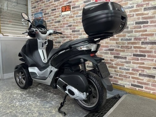 【希少！新型高年式車検付♪側車付登録普通免許仕様♪】PIAGGIO ピアジオ MP3 Yourban300 美車絶好調 動画 検 ジレラ フォコ トライク