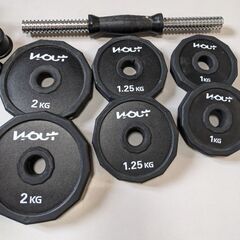 値下げします！　WOLT ダンベル　10K×2個セットの画像