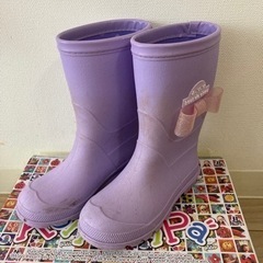 長靴18センチ　キッズ　女の子