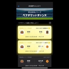 J3  第22節 7/21 FC琉球 vs 奈良クラブ　ペアチケット