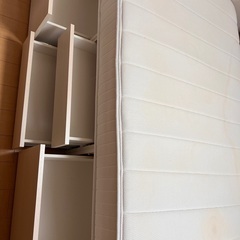 ニトリ　セミダブル　ベッドフレーム＋マットレス