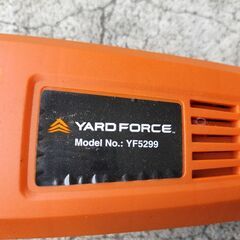 【中古品】YARD FORCE ヤードフォース YF5299 高枝切り電動チェーンソーの画像