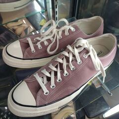 ★ジモティー割引有★ CONVERSE ★ALL STAR チャックテイラー ローカットスニーカー 28.5cm サドル・アズキ 中古品