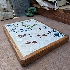 ,❗蒔ストーブ用❗レトロなタイル台❗60cmx43cm❗