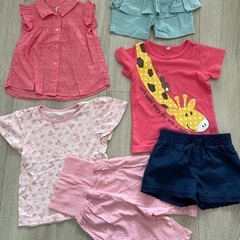 女の子夏物洋服　90cmの画像
