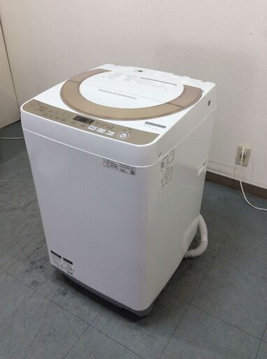 JT9093【SHARP/シャープ 7.0㎏洗濯機】2019年製 ES-KS70U 家電 洗濯 簡易乾燥付