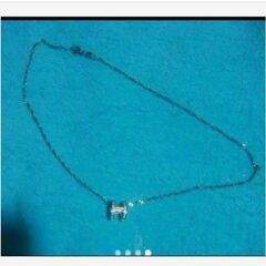 ≒・j→→→m10-21刻印有り/ブリリアントカットパヴェアーチペンダントネックレスの画像