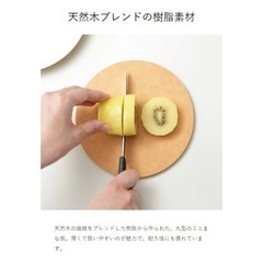 【新品】ideaco  イデアコ　ミニまな板　丸の画像