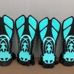 中古美品　ダイビングフィン　2セット 大人用　ストラップ　フリーサイズの画像