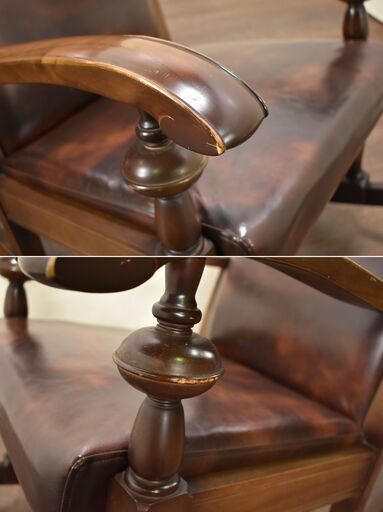 ヤ取終了2/7】≪zyt1519ジ≫ 英国アンティーク調 ロッキングチェア