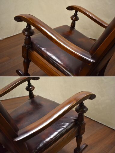 ヤ取終了2/7】≪zyt1519ジ≫ 英国アンティーク調 ロッキングチェア