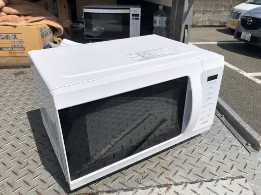 2023年式 アイリスオーヤマ KMB-F186-W 単機能レンジ 18L 50／60Hz両対応