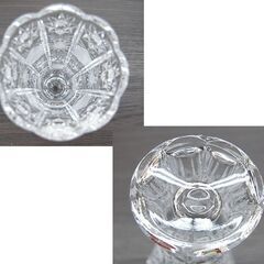 未使用保管品 BOHEMIA クリスタル フラワーベース LUNA/1 花瓶 花器 硝子 ガラス 元箱付き ボヘミア 札幌市 清田区 平岡の画像