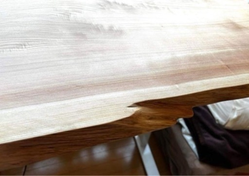 耳付き杉一枚板（デスク用 ）天板 未使用品、横100cm 縦75-85cm 耳付き杉一枚板（デスク用 ）天板 未使用品、横100cm 縦75-85cm