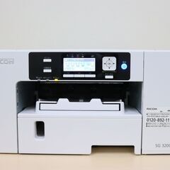 【ヤ取終了9/13】≪C120ジ≫通電OK RICOH/リコー ジェルジェットプリンター SG 3200 印刷枚数2,887枚 幅約41cm プリンター インク付 現状品の画像