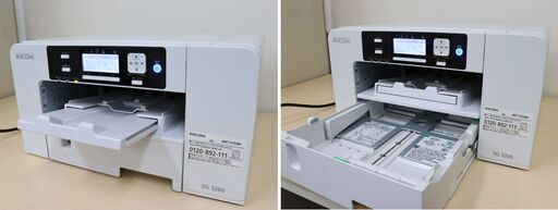 【ヤ取終了9/13】≪C120ジ≫通電OK RICOH/リコー ジェルジェットプリンター SG 3200 印刷枚数2,887枚 幅約4