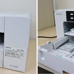 【ヤ取終了9/13】≪C120ジ≫通電OK RICOH/リコー ジェルジェットプリンター SG 3200 印刷枚数2,887枚 幅約41cm プリンター インク付 現状品の画像