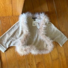 ボレロ　　ラメ入り　七面鳥羽毛