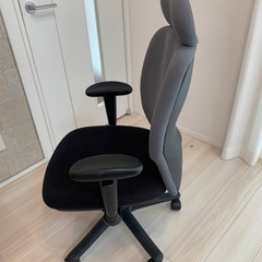 オフィスチェア　デスクチェア　グレー(取引中)の画像