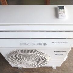 Panasonic ルームエアコン CS-257CFR-W 2.5kw 8畳 2017年製 リモコン付き/パナソニック 冷暖房 クーラーの画像