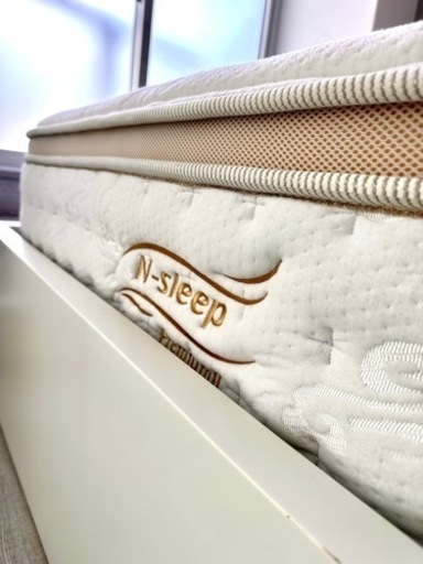 【定価15万】美品Nsleep 家具 ベッドマットレス ダブル