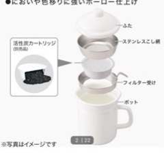 ホーローオイルポット ニトリの画像