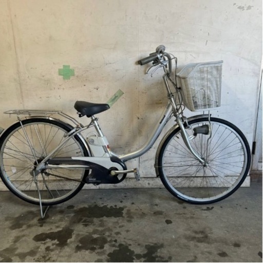 600(H)★岐阜発　△National/ナショナル/電動アシスト自転車△26インチ/3段変速/充電器付き/走行確認/防犯有り/現状品　R6.5/17★