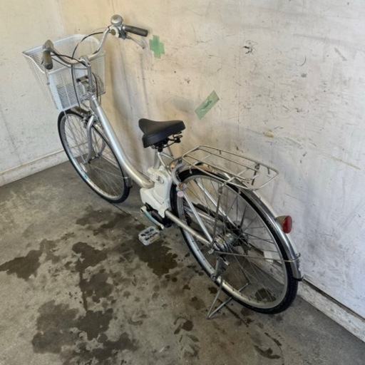 600(H)★岐阜発　△National/ナショナル/電動アシスト自転車△26インチ/3段変速/充電器付き/走行確認/防犯有り/現状品　R6.5/17★