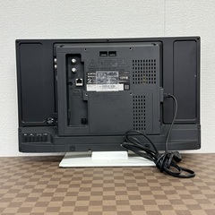 即日受渡❣️かわいいホワイトパネルSORTEO 19型 HDMI×2高品質国内メーカーで軽量持ち運びやすい 4000円の画像