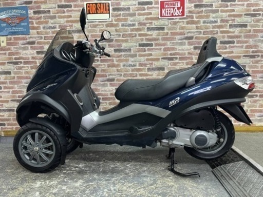 【超低走行極上美車♪希少なスピーカー装着車！普通免許仕様も可♪】PIAGGIO ピアジオ MP3 250RL 絶好調 動画 検）ジレラ フォコ トライク