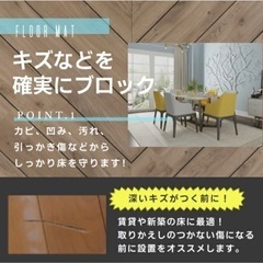 最終値下げ　透明フロアマット