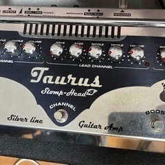ジャンク　TAURUS ( タウラス ) Stomp Head 4 Silver Line フロアアンプ