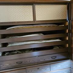 タンス 着物用 収納家具 差し上げます (引き取り限定）の画像