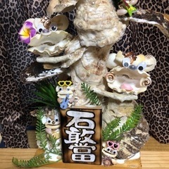 貝殻シーサーの画像