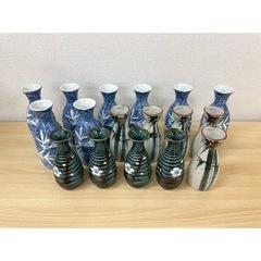 徳利　とっくり　作山窯　17本　まとめ　陶器　日本酒　熱燗に