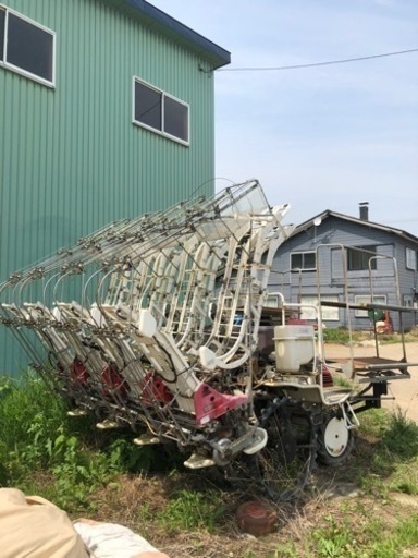北海道 旭川市直接取引限定 みのる 田植機 （土付き苗用）RXG-8 8条植え 動作未確認 ガソリン マット苗 農業機械