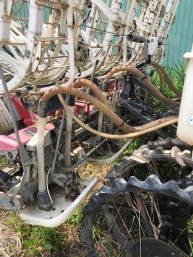北海道 旭川市直接取引限定 みのる 田植機 （土付き苗用）RXG-8 8条植え 動作未確認 ガソリン マット苗 農業機械