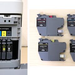 【鳥】≪C121ジ≫通電OK brother/ブラザー インクジェットプリンター 複合機 MFC-J5630CDW 印刷枚数5,217枚 コピー機 インク付 現状品の画像