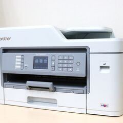 【鳥】≪C121ジ≫通電OK brother/ブラザー インクジェットプリンター 複合機 MFC-J5630CDW 印刷枚数5,217枚 コピー機 インク付 現状品
