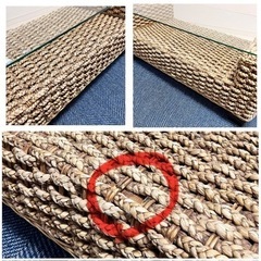 コーヒーテーブル　センターテーブル　ウォーターヒヤシンス　ガラステーブル　の画像