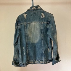 郡山市　メンズ　ダメージジーンズジャケットの画像