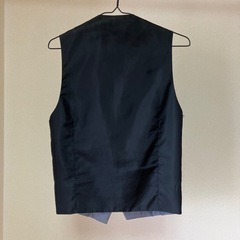 郡山市　メンズ　ベスト　シルバーの画像