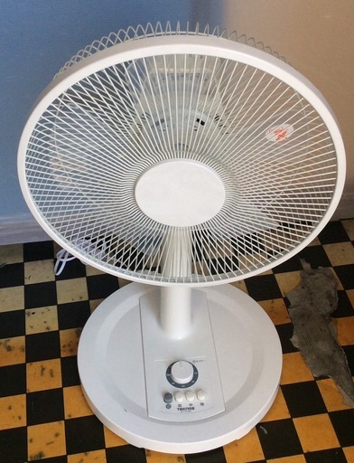 【RKGFan-4】テクノス/リビングメカ扇風機/KI-1751(W)/2021年/中古